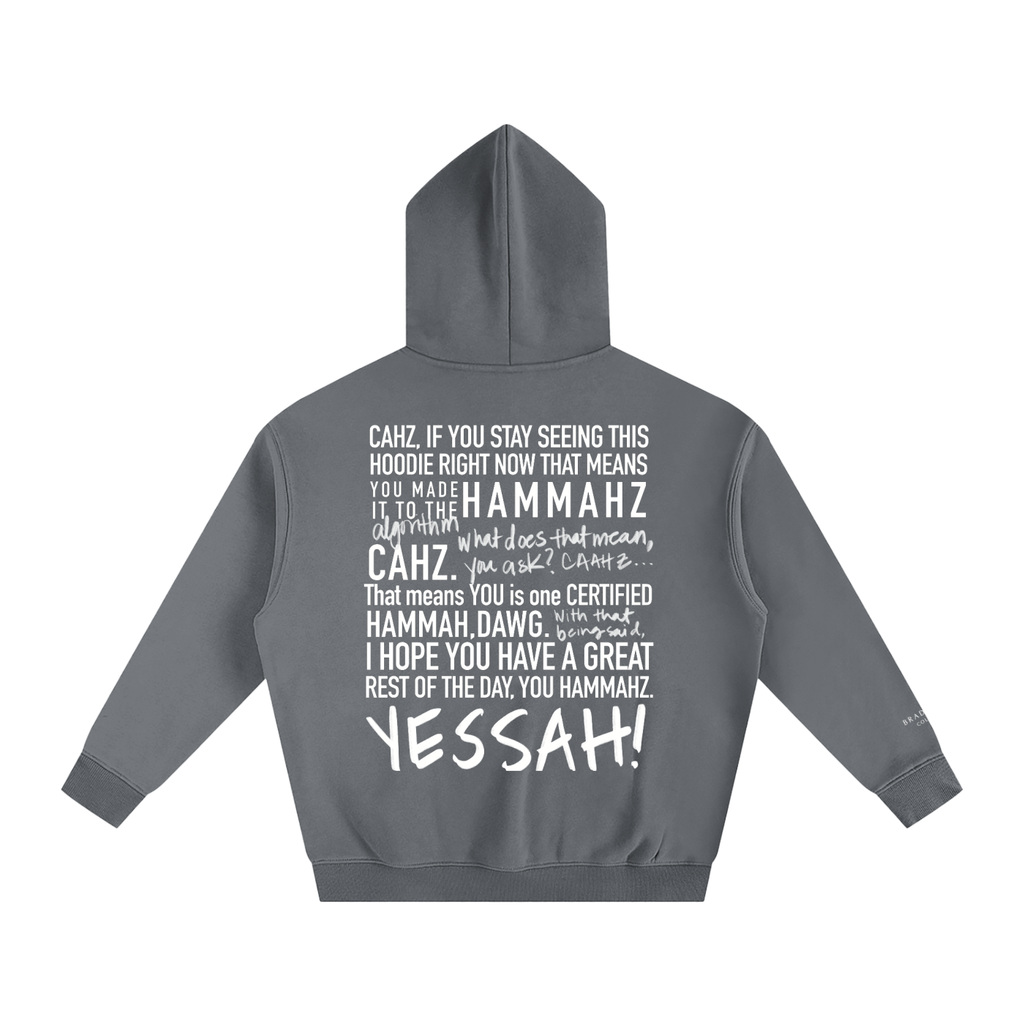 Braddah AJ Collective,Oversized,Fleeced,Hoodie,Certified Hammah