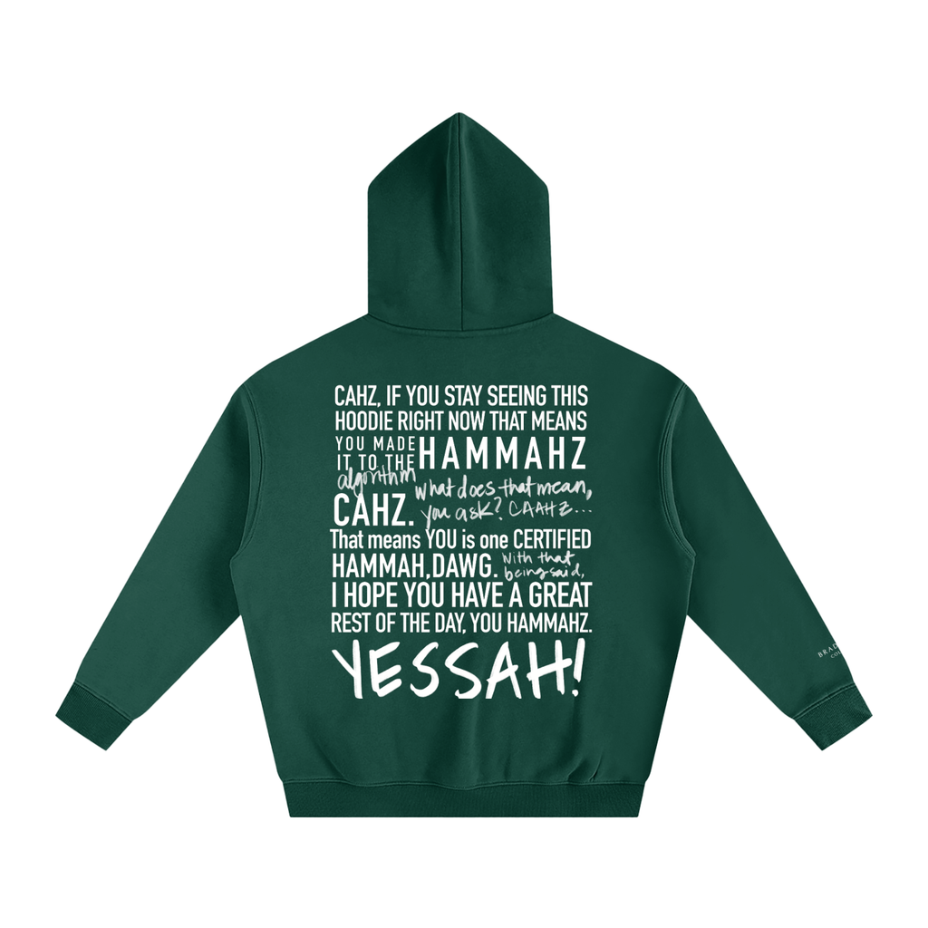 Braddah AJ Collective,Oversized,Fleeced,Hoodie,Certified Hammah
