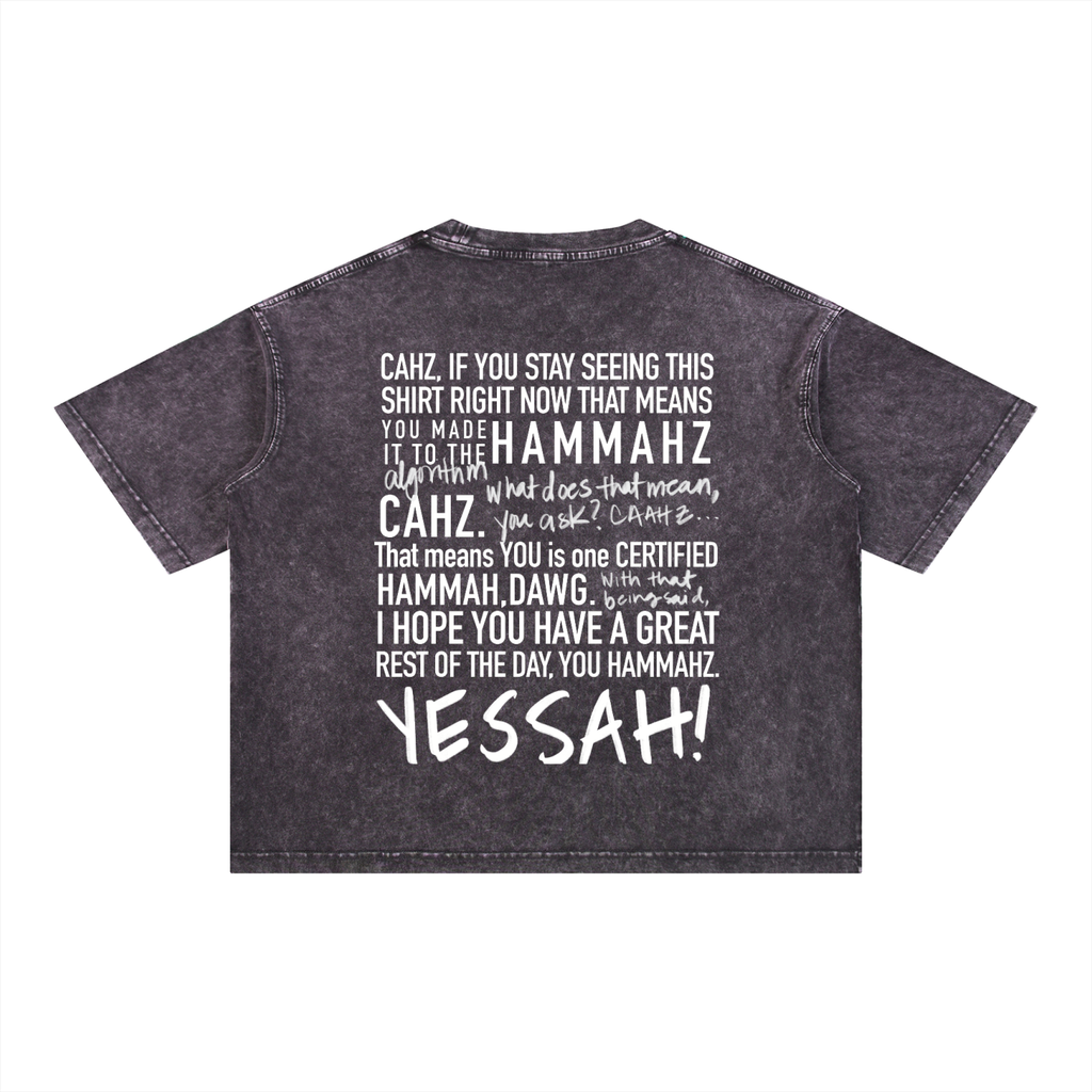 Braddah AJ Collective,Mineral Wash T-shirts,Oversized Boxy Shirts,Gym Shirts,Hammahz ,Certified Hammahz