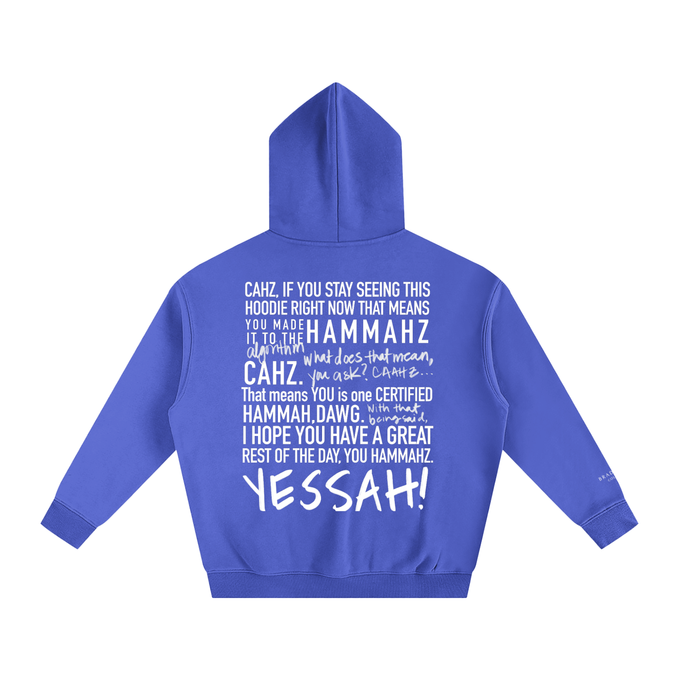 Braddah AJ Collective,Oversized,Fleeced,Hoodie,Certified Hammah