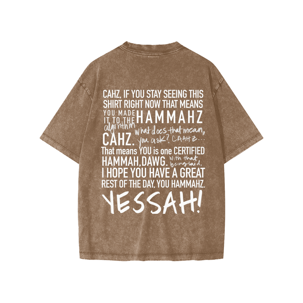 Kids’ “Certified Hammah” Snow Washed T-Shirt