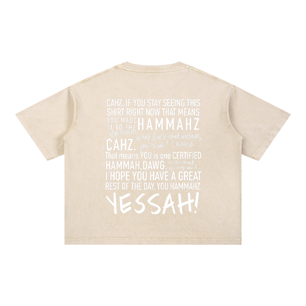 Braddah AJ Collective,Mineral Wash T-shirts,Oversized Boxy Shirts,Gym Shirts,Hammahz ,Certified Hammahz
