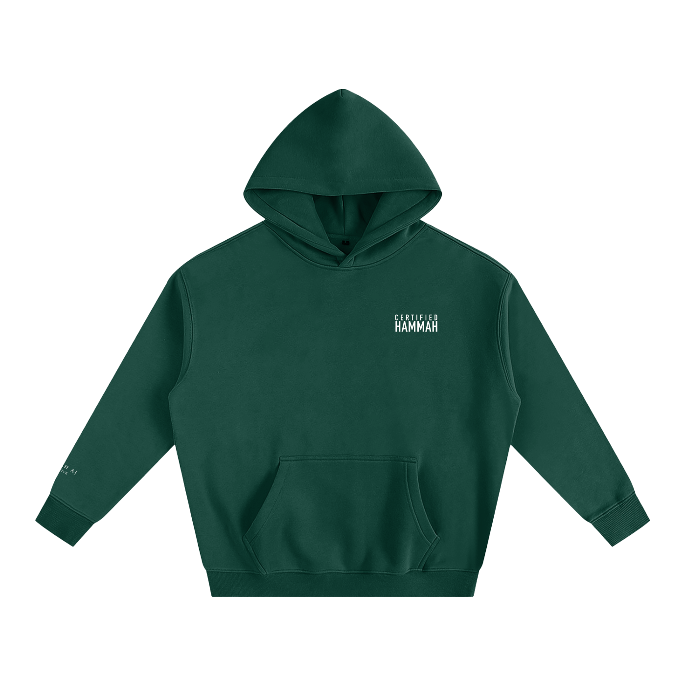 Braddah AJ Collective,Oversized,Fleeced,Hoodie,Certified Hammah