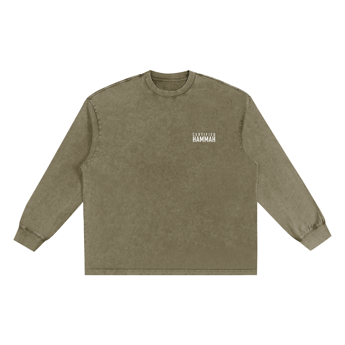 Snow Washed Frayed Edge T-Shirt (Up to 2XL)