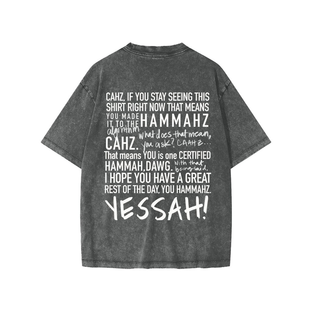 Kids’ “Certified Hammah” Snow Washed T-Shirt