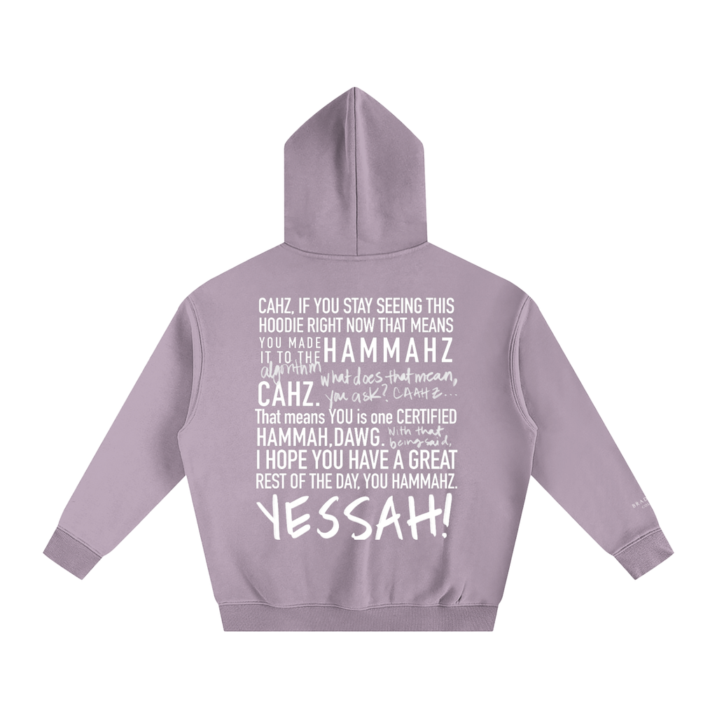 Braddah AJ Collective,Oversized,Fleeced,Hoodie,Certified Hammah