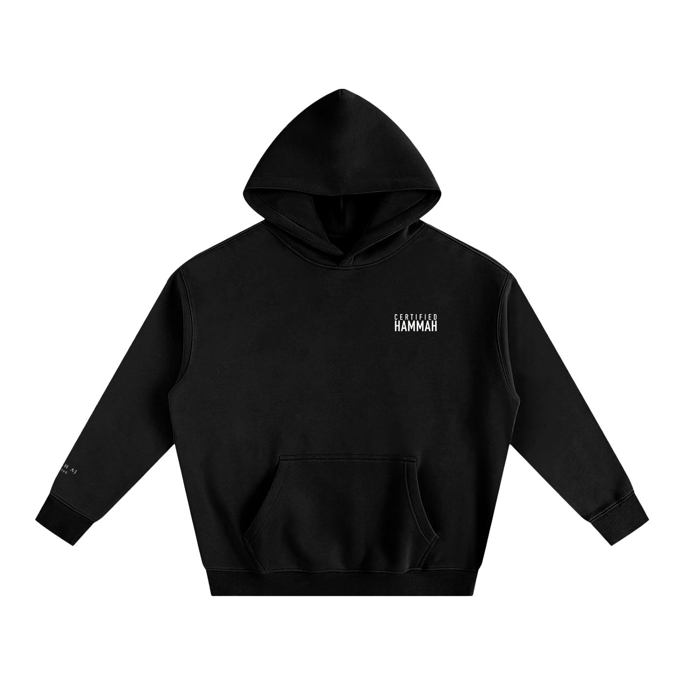 Braddah AJ Collective,Oversized,Fleeced,Hoodie,Certified Hammah