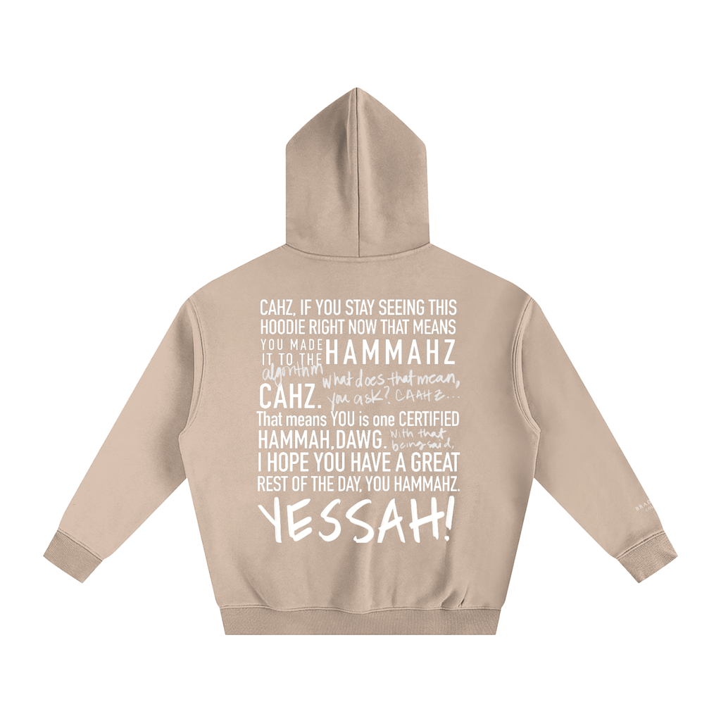 Braddah AJ Collective,Oversized,Fleeced,Hoodie,Certified Hammah