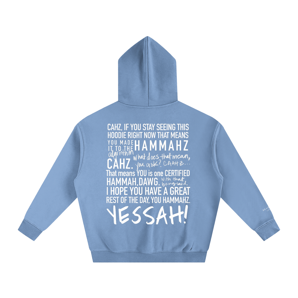 Braddah AJ Collective,Oversized,Fleeced,Hoodie,Certified Hammah