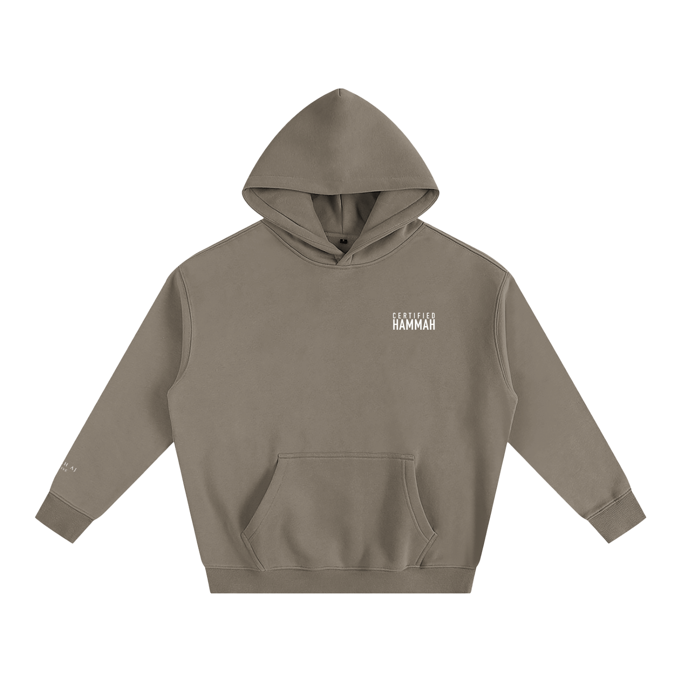 Braddah AJ Collective,Oversized,Fleeced,Hoodie,Certified Hammah